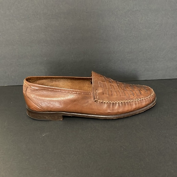 ALFANI LEATHER BASKET WEAVE LOAFERS SIZE 10.5 - Picture 11 of 16